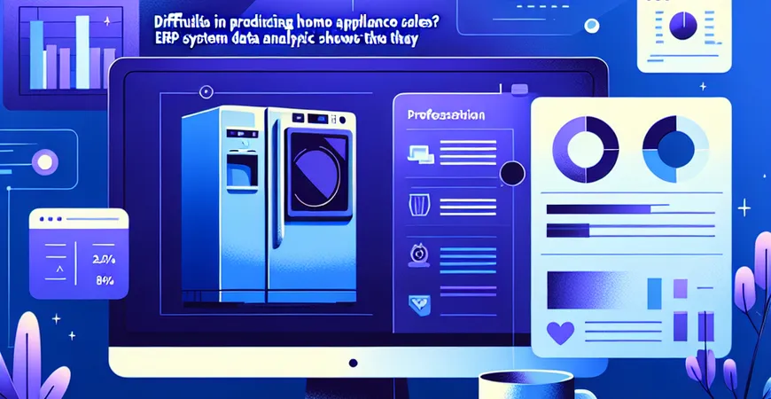 家居用品销售预测难？ERP 系统数据分析指方向